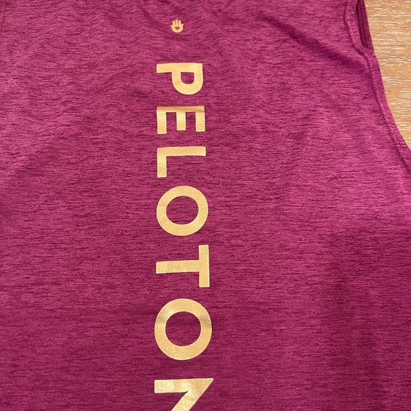 Spiritual Gangster X Peloton collab sleeveless tank purple together we shine M - Picture 7 of 8